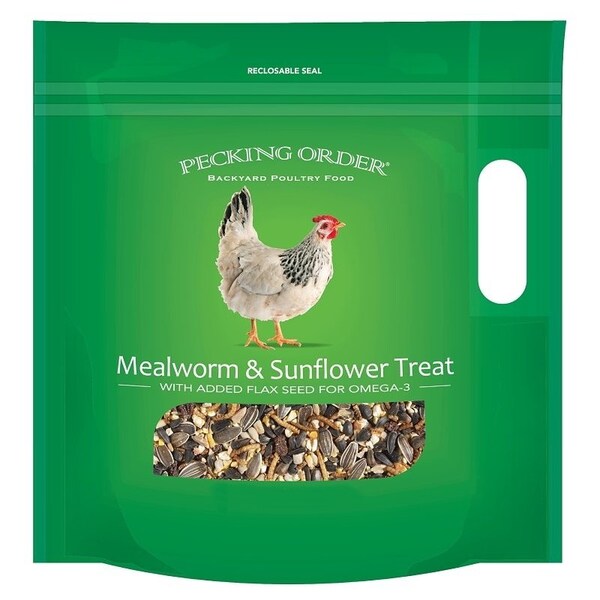 Pecking Order 00 MealwormSunflower Chicken Treat, 3 lb Bag - 9328