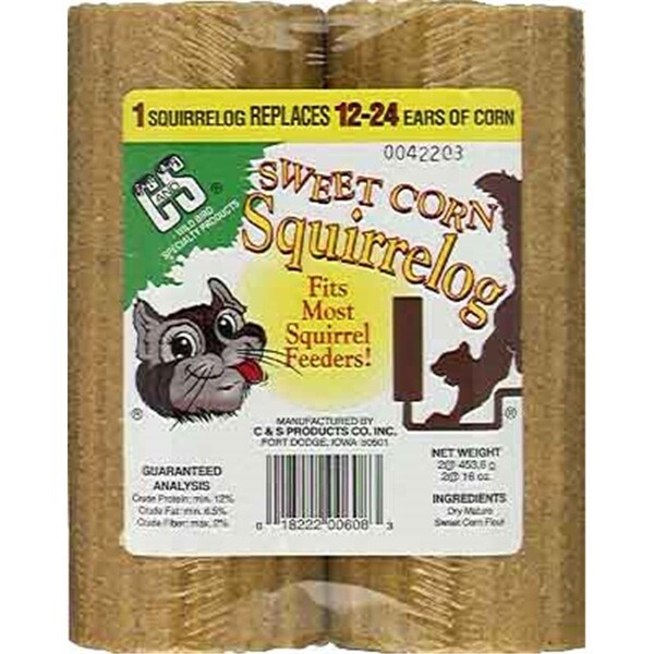 C & S Products Co C&S Products 32 oz. Sweet Corn Squirrel Log - C&131597