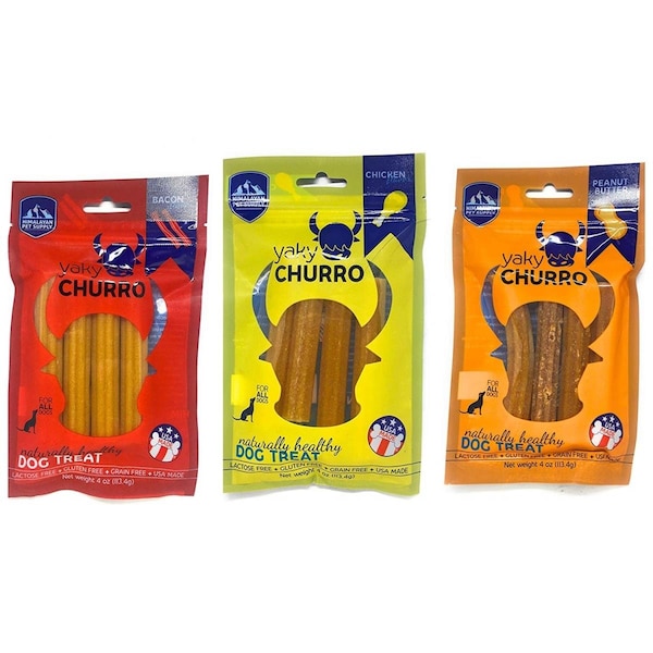 Himalayan Yaky Churro Bacon Dog Treat 4 oz - 50700753