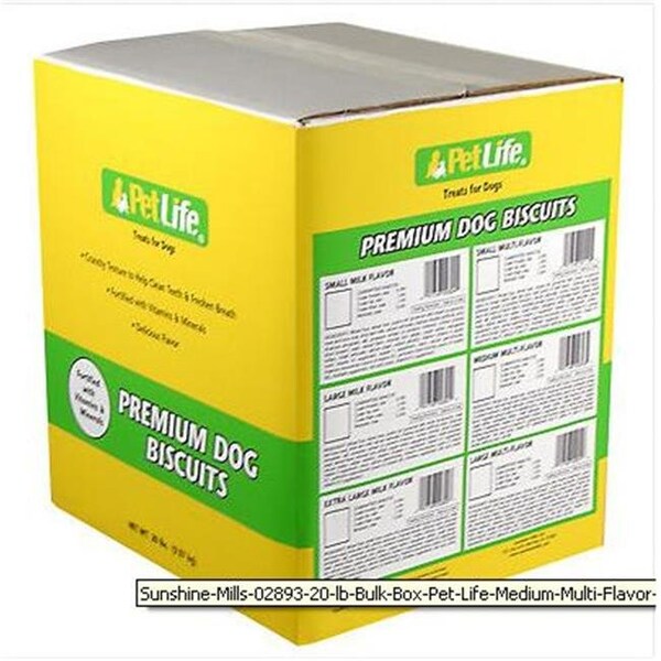 Sunshine Mill Sunshine Mills 417230 Sunm Pet Life Bisc 20 Med Var - 417230