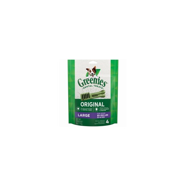 Greenies Dental Chew Treats, 4-Ct. Large - 10294