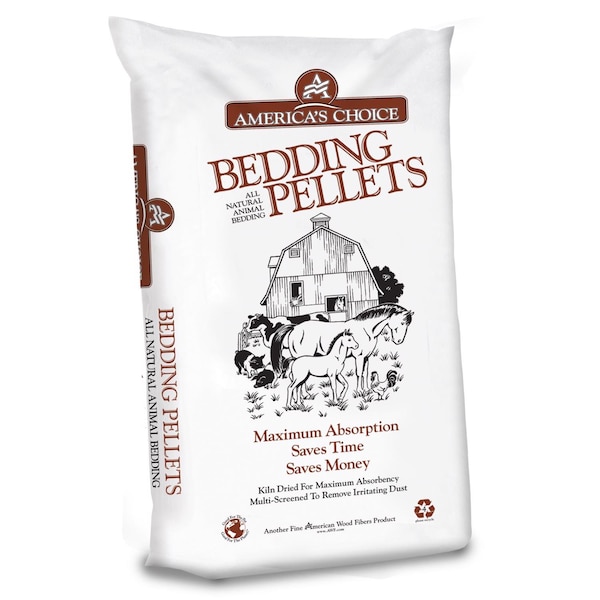 Americas Choice Equine Pellets 1 ft Wood Animal Bedding - PELLET40P2AC