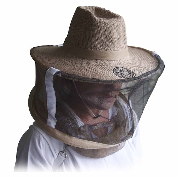 Good Land Bee Supply Professional Beekeeping Beekeepers Hat Veil for Bee Protection During Beehive Maintenance - GL-VEIL-LG