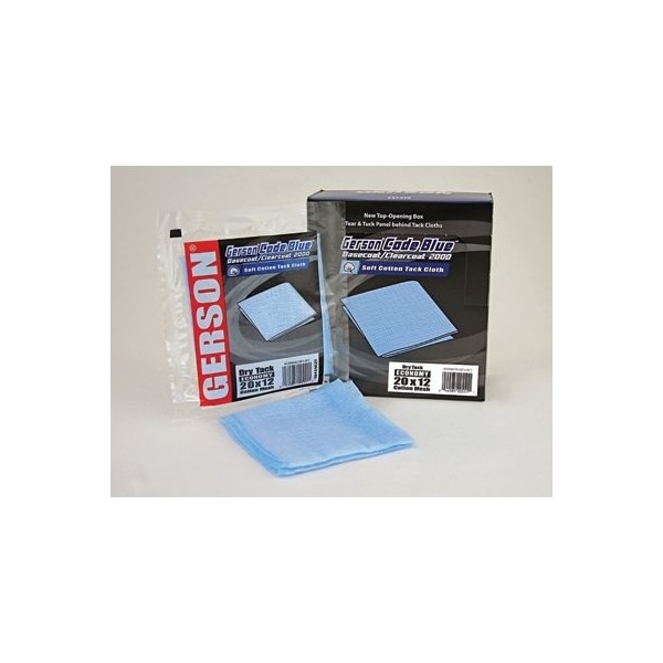 Gerson TACK CLOTH BLUE BC/CC 20x12  (BX OF 12) - GE020001B