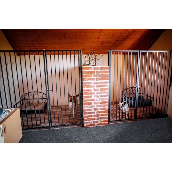 Ackland Heavy Duty Horse Stall Mats - Stable Mats, Durable 3/4 in. Thick Rubber Flooring - Solid Black - ZOR-RM-0005