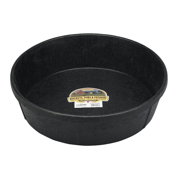 Duraflex Little Giant DuraFlex 3 gal Feeder Pan For Livestock - HP-3