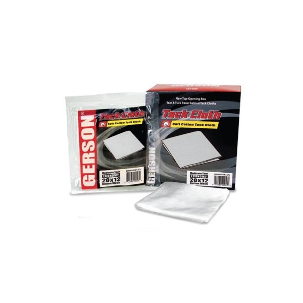 Gerson TACK CLOTH SOFT WHITE /BX OF12 20X12 - GE020001W