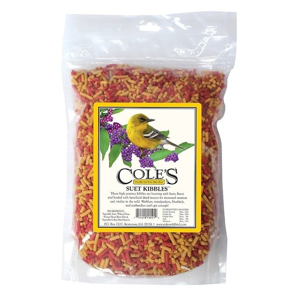 Coles Suet Kibbles Bird Food, Berry Flavor, 176 oz Bag - SKSU