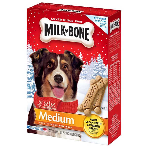 Milk-Bone Milk Bone 24 oz. Medium Original Dog, PK12 - 7910051410