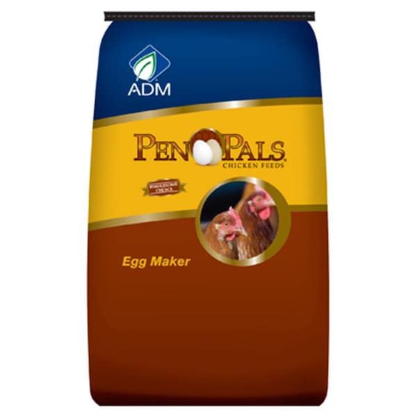 Adm Alliance Nutrition 70010AAA44 50 lbs. Chicken Egg Maker Non-Medicated Feed Crumbles - AD576305