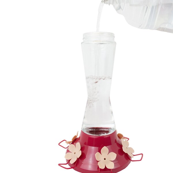 Perky-Pet Perky-Pet Hummingbird 20 oz Glass/Plastic Pinch-Waist Nectar Feeder 6 ports - 9202-2