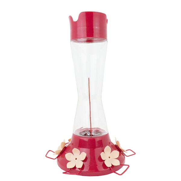 Perky-Pet Perky-Pet Hummingbird 20 oz Glass/Plastic Pinch-Waist Nectar Feeder 6 ports - 9202-2