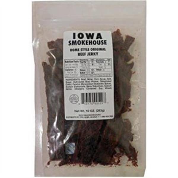 Iowa Smokehouse & Preferred Wholesale Iowa Smokehouse & Preferred Wholesale 253840 10 oz Original Flavor Beef Jerky - Pack of 6 - 253840