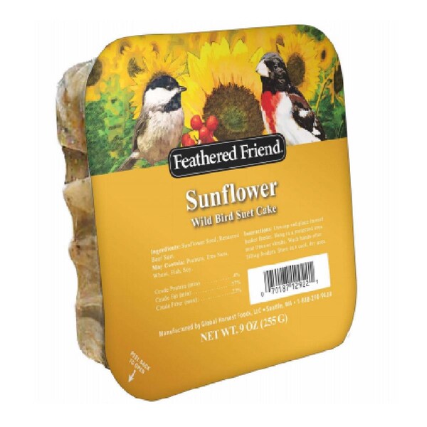 Personagrata Sunflower Wild Birds Suet Cake - PE3859849
