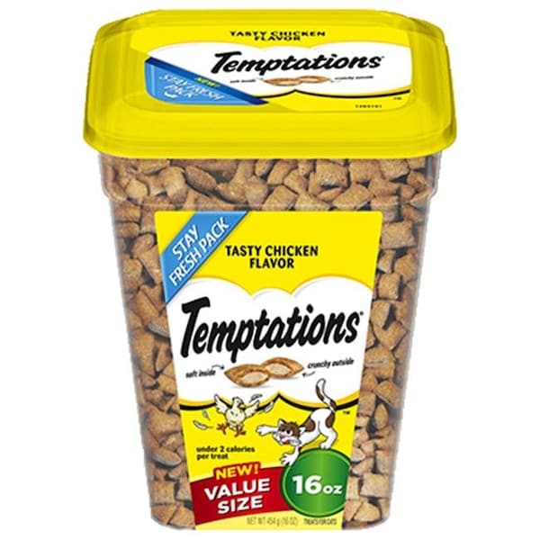 Whiskas Whiskas Temptations 10112726 16 oz. Tasty Chicken Cat Treat - 188382