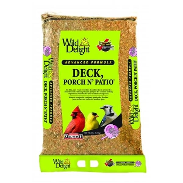 D&D Commodities D&D Commodities Wild Delight Deck; Porch N Patio Wild Bird Food 20 Pound 374200 - 99007