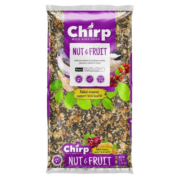 Chirp Chirp Wild Bird Fruits and Nuts Wild Bird Food 5 lb - 14977