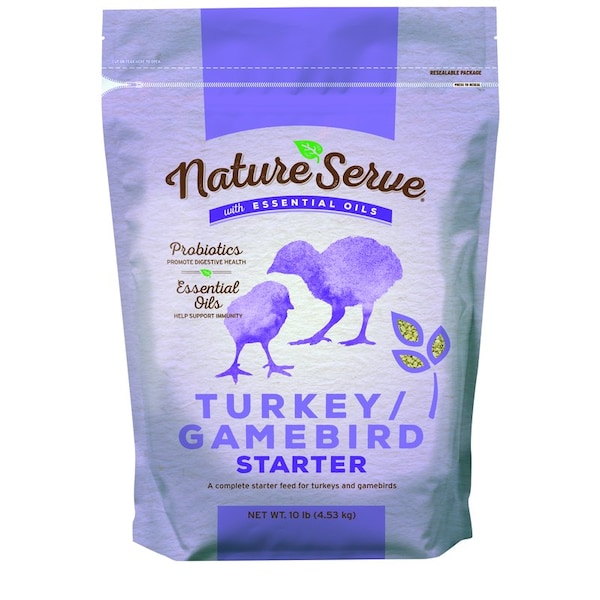 Natureserve NatureServe Grower/Starter Feed Crumble For Turkey/Gamebird 10 lb - DS290003