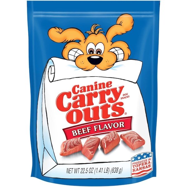 Canine Carryouts Beef Flavor Chewy Dog Treats - SMU52023