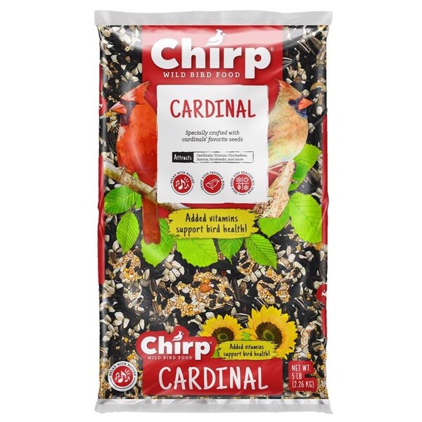 Chirp Chirp Cardinal Black Oil Sunflower Wild Bird Food 5 lb - 14974