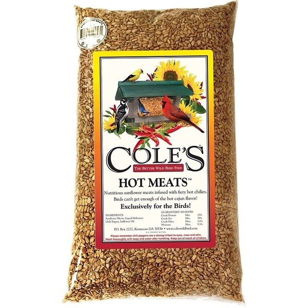 Coles Hot Meats Blended Bird Seed, Cajun Flavor, 5 lb Bag - HM05