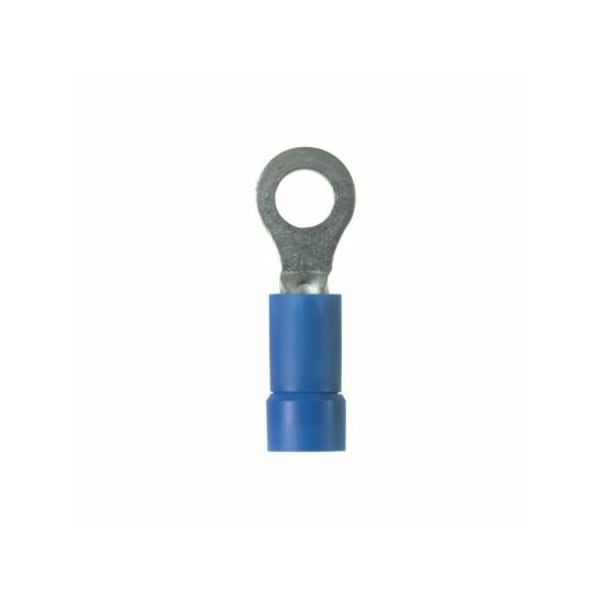 Panduit 16-14 AWG Vinyl Ring Terminal 1/4" Stud PK100 - PV14-14R-C