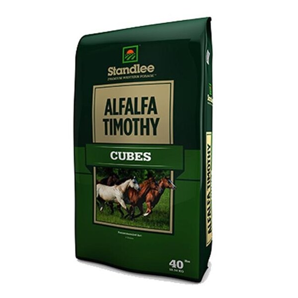 Standlee Hay Standlee Hay 1580-40101-0-0 40 lbs. Premium Alfalfa & Timothy Cubes Forage - 192940