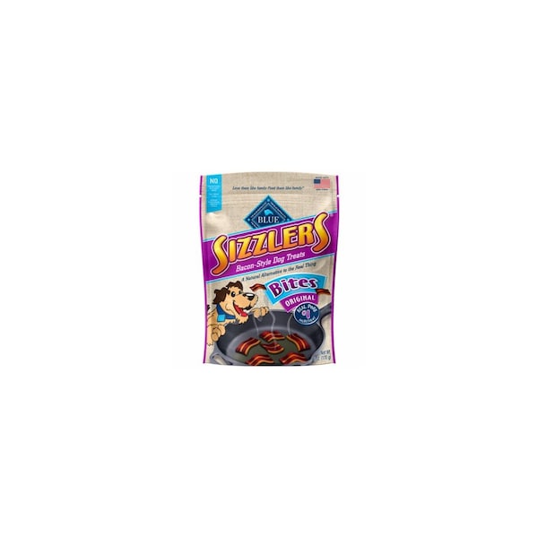 American Distribution & Mfg Co Sizzlers Dog Treat, Bacon, 6-oz. - 802384