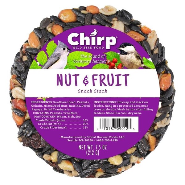 Chirp Chirp Wild Bird Fruits and Nuts Wild Bird Food 7.5 oz - 14983