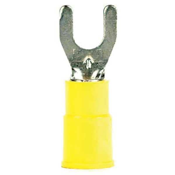 3M 12-10 AWG Vinyl Fork Terminal #10 Stud PK500 - MVU10-10FK