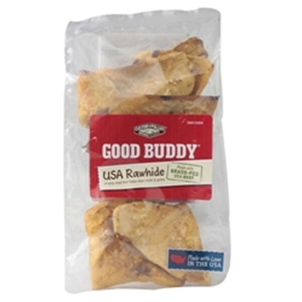 Scoochie Pet Products 8 oz Dump Bin of Assorted Flavored Rawhide Chips bags, 50 Piece - 98
