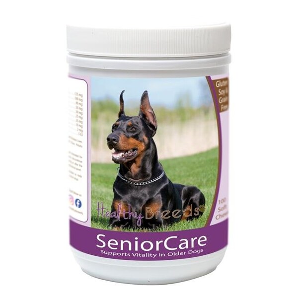 Healthy Breeds Healthy Breeds 840235164487 Doberman Pinscher Senior Dog Care Soft Chews - 840235164487