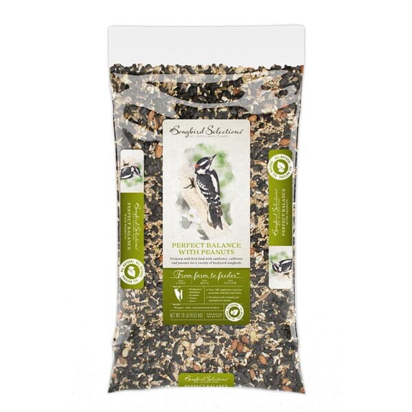 Personagrata 10 lbs Songbird Selections Wild Bird & Poultry Bird Seed, Peanuts & Sunflower Seeds - PE3303941