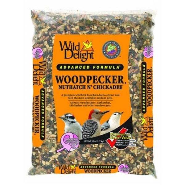 D&D Commodities D&D Commodities Wild Delight Woodpecker; Nuthatch N Chickadee Food 5 Lb 364050 - 99003