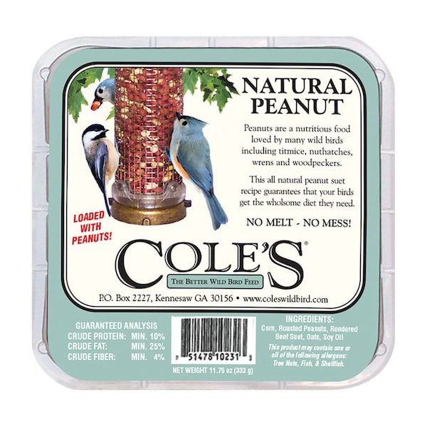 Coles Cole's Assorted Species Peanut Wild Bird Food 11.75 oz - NPSU