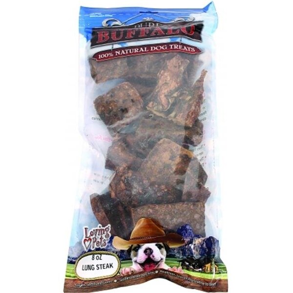 Loving Pets Loving Pet Pure Buffalo Lung Steaks 8 Ounce 5663 - 49089