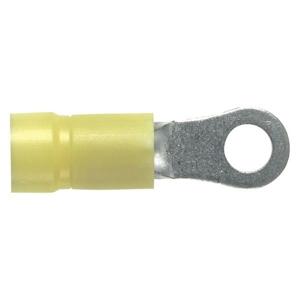 Panduit 12-10 AWG Vinyl Ring Terminal 3/8" Stud PK50 - PV10-38R-L