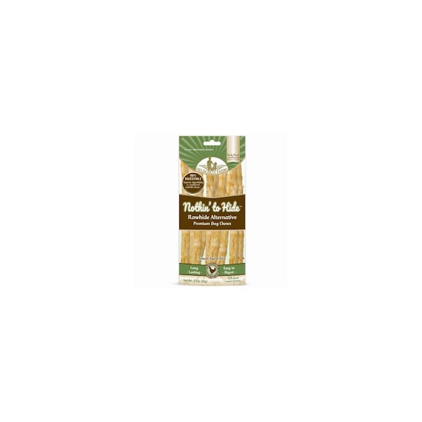 Fieldcrest Farms Nothin' to Hide Twist Stix Dog Chew Treats, Chicken, 10PK - 146