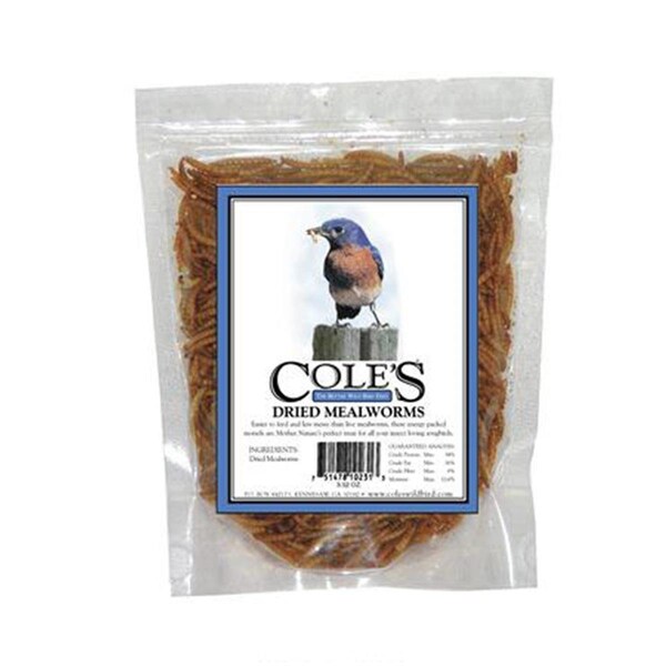 Coles Wild Bird Products Co Dried Mealworms - COLESGCDRMW