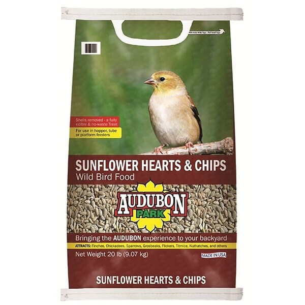 Global Harvest Foods Audubon Park Classic Sunflower Hearts & Chips, 20 lb - 12555