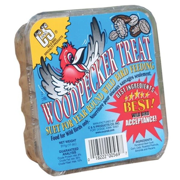 Wetsel C&s Woodpecker Treat Model CS12569 Pack of 12 - 820205