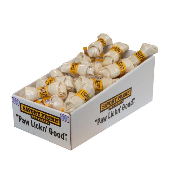 Savory Prime Savory Prime Small Adult Knotted Bone Natural 4-5 in. L 1 pk - 907