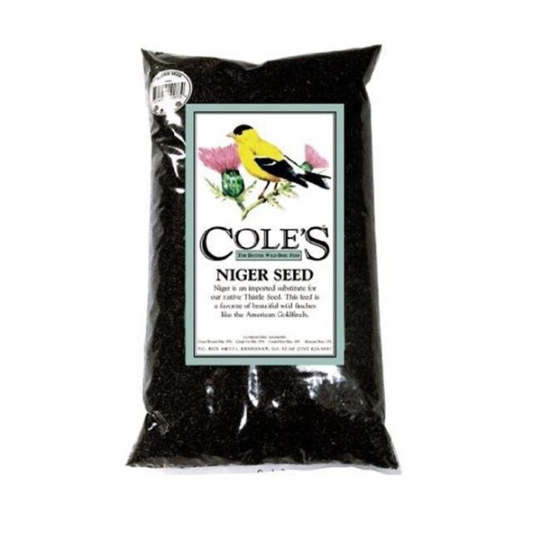 Coles Wild Bird Products Co Coles Wild Bird Products Co COLESGCNI10 Niger Seed 10 lbs. - CWBNI10