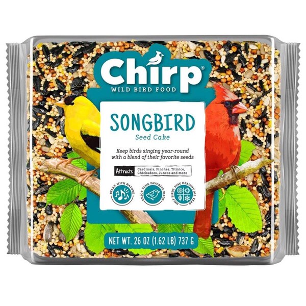 Petpurifiers 26 oz Songbird Wild Bird Black Oil Sunflower Seed Cake - PE3306105