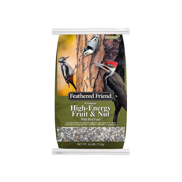 Feathered Friend HIGH-ENERGY FRUIT & NUT 16# Bag .44 - 14393