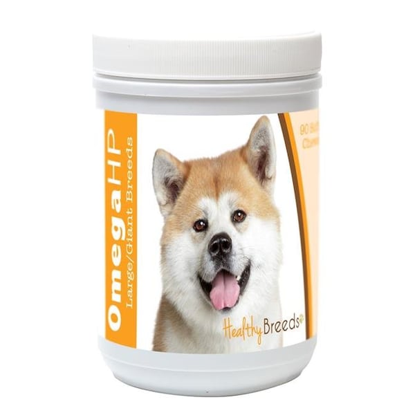 Healthy Breeds Healthy Breeds 840235100584 Akita Omega HP Fatty Acid Skin & Coat Support Soft Chews; 90 Count - 840235100584