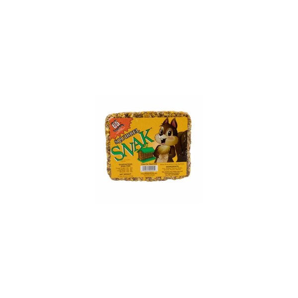 C&S Products Squirrel Snak Bird Food Cake, 2.7-Lbs. - 100214205