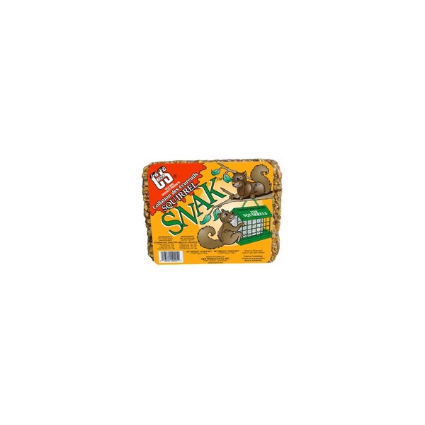 C&S Products Squirrel Snak Bird Food Cake, 2.7-Lbs. - 100214205
