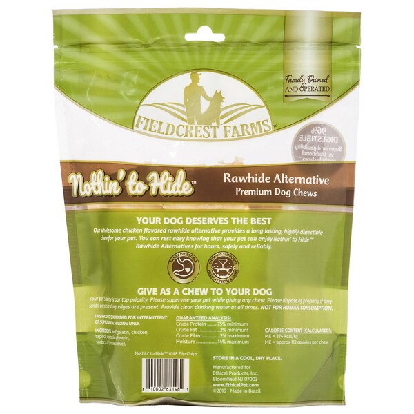 Nothin To Hide Fieldcrest Farms Nothin' to Hide Chicken Grain Free Chews For Dogs 8 pk - 148
