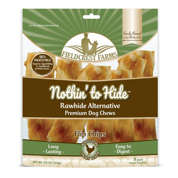 Nothin To Hide Fieldcrest Farms Nothin' to Hide Chicken Grain Free Chews For Dogs 8 pk - 148